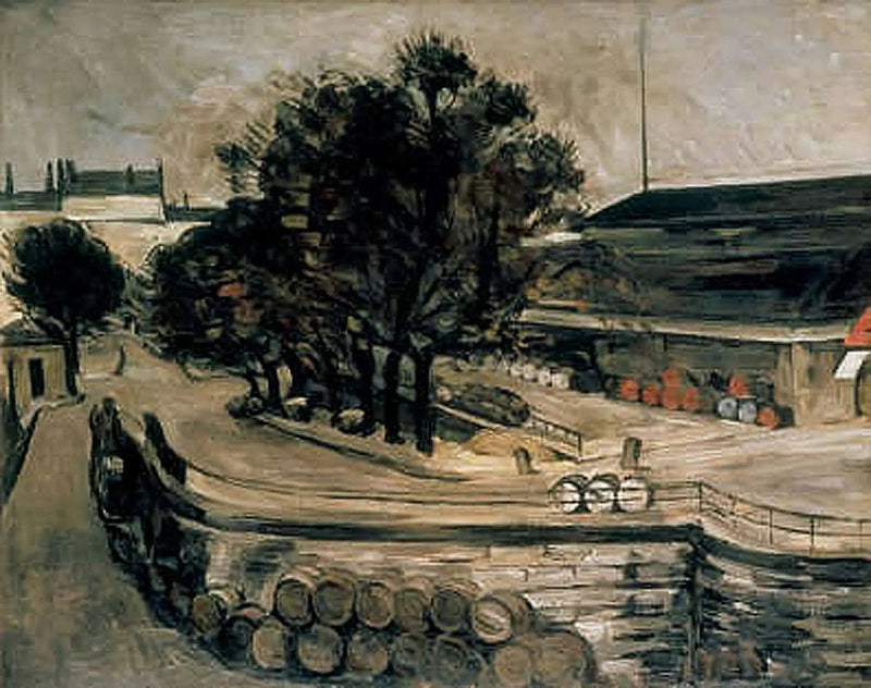 Paris, cais de Jussieu (a feira de vinhos) - Paul Cézanne