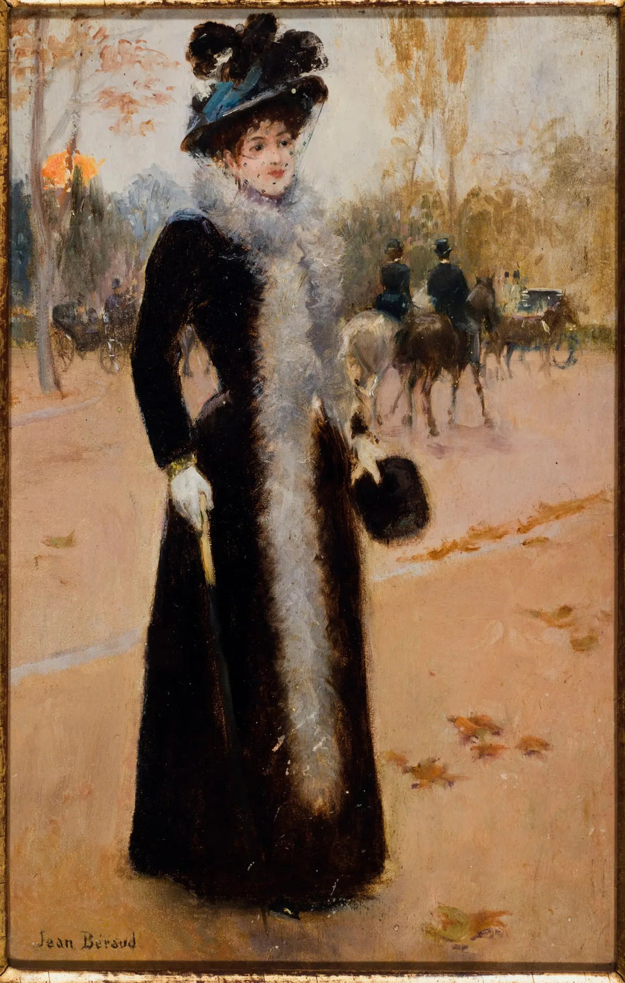 Parisiense no Bosque - Jean Béraud