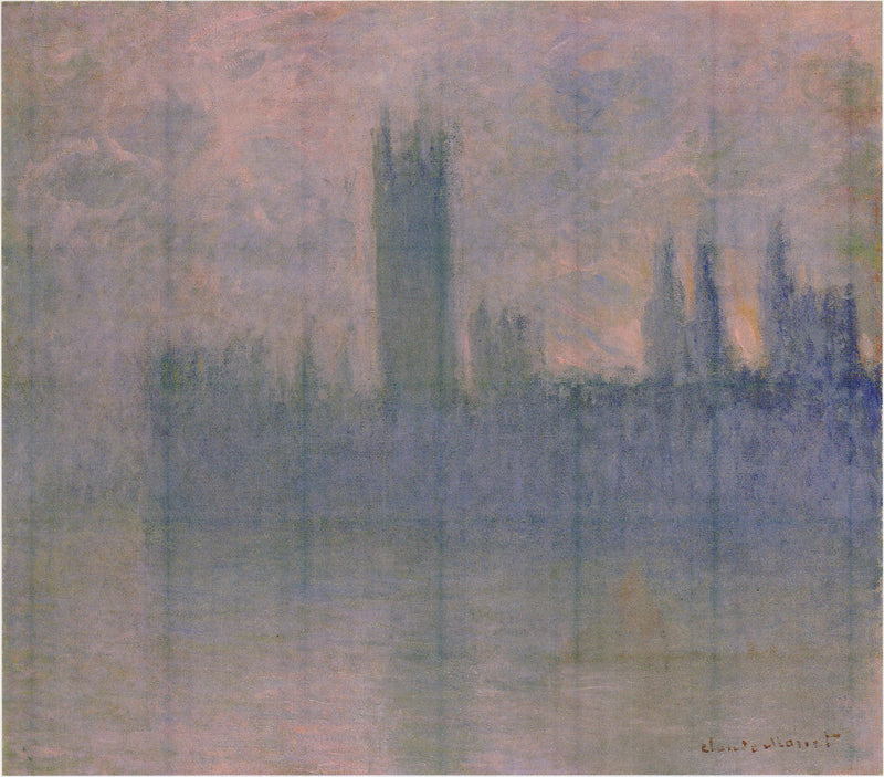Parlamento, sinfonia em rosa - Claude Monet