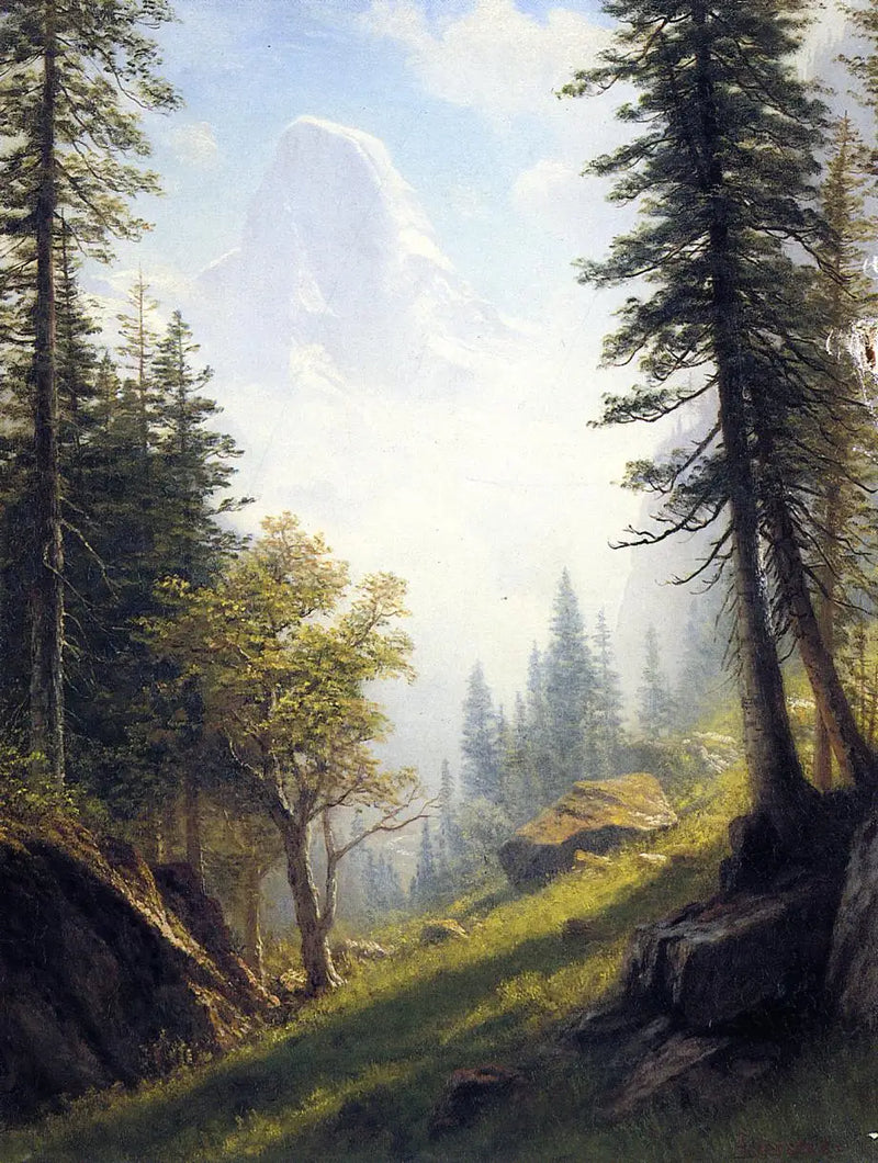 Entre os Alpes Berneses - Albert Bierstadt