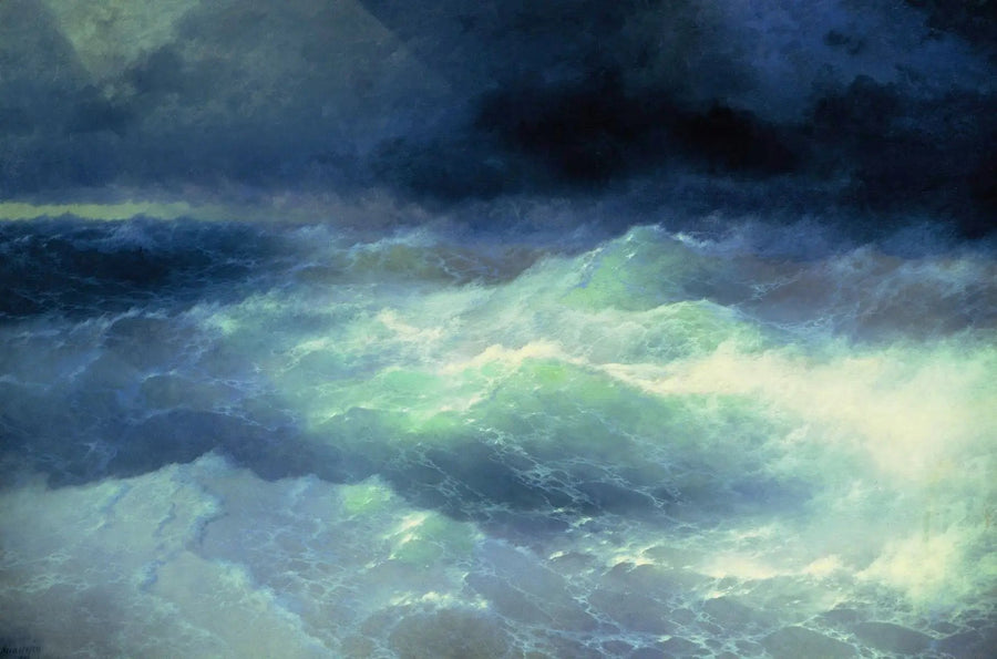 Entre as ondas - Ivan Aïvazovski