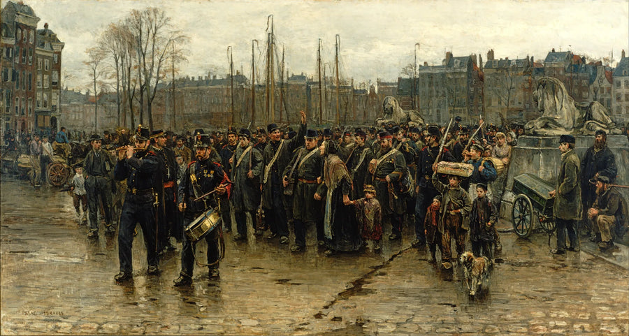 Passagem das tropas coloniais - Isaac Israëls