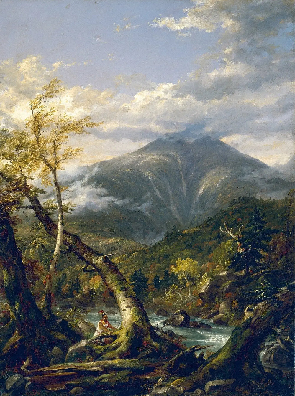 Passe indienne Tahawus - Thomas Cole - Alpha Reproduction