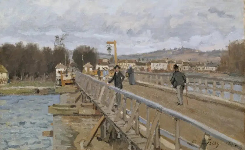Passarela de Argenteuil - Alfred Sisley