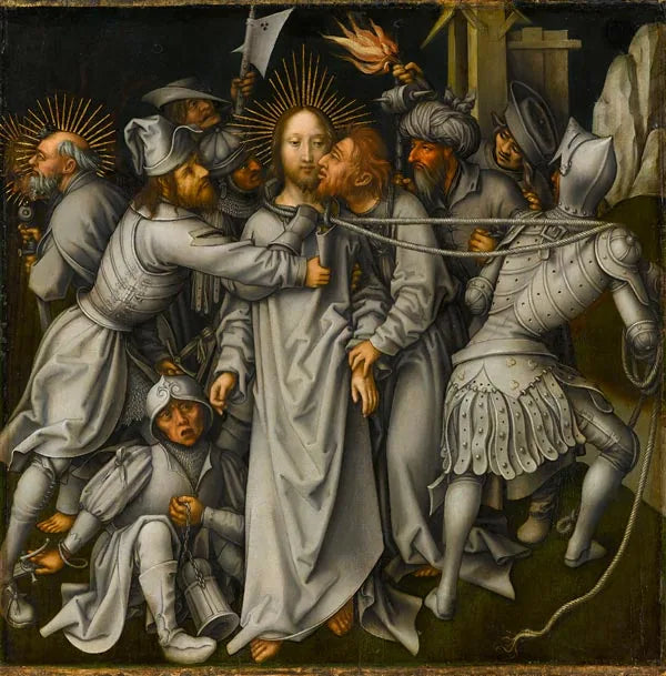 Paixão cinza: A prisão de Jesus - Hans Holbein o Velho