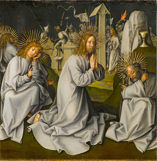Paixão cinza: O Cristo no Monte das Oliveiras - Hans Holbein o Velho