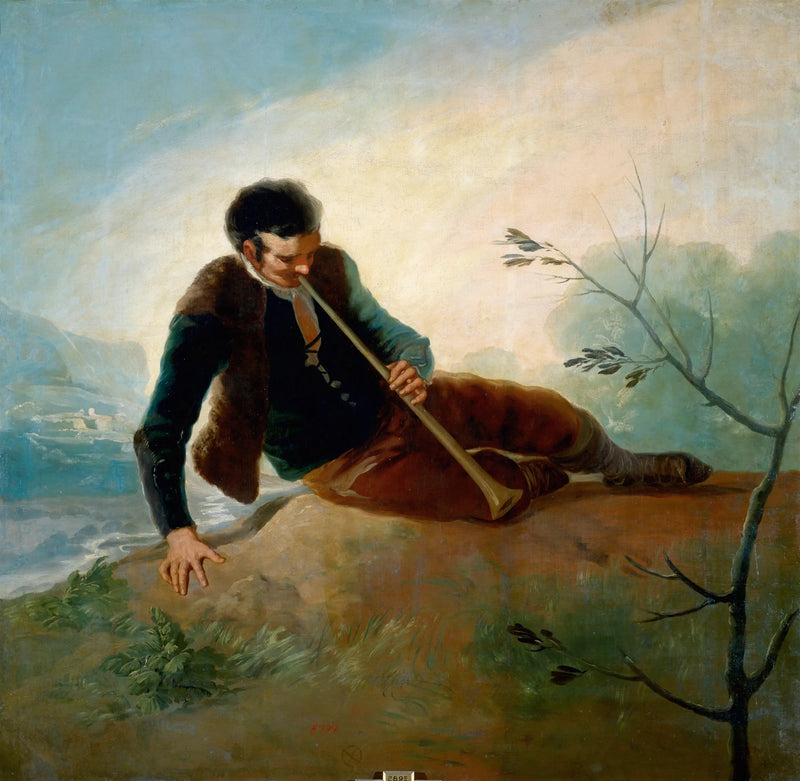 Pasteur tocando a dulzaina - Francisco de Goya