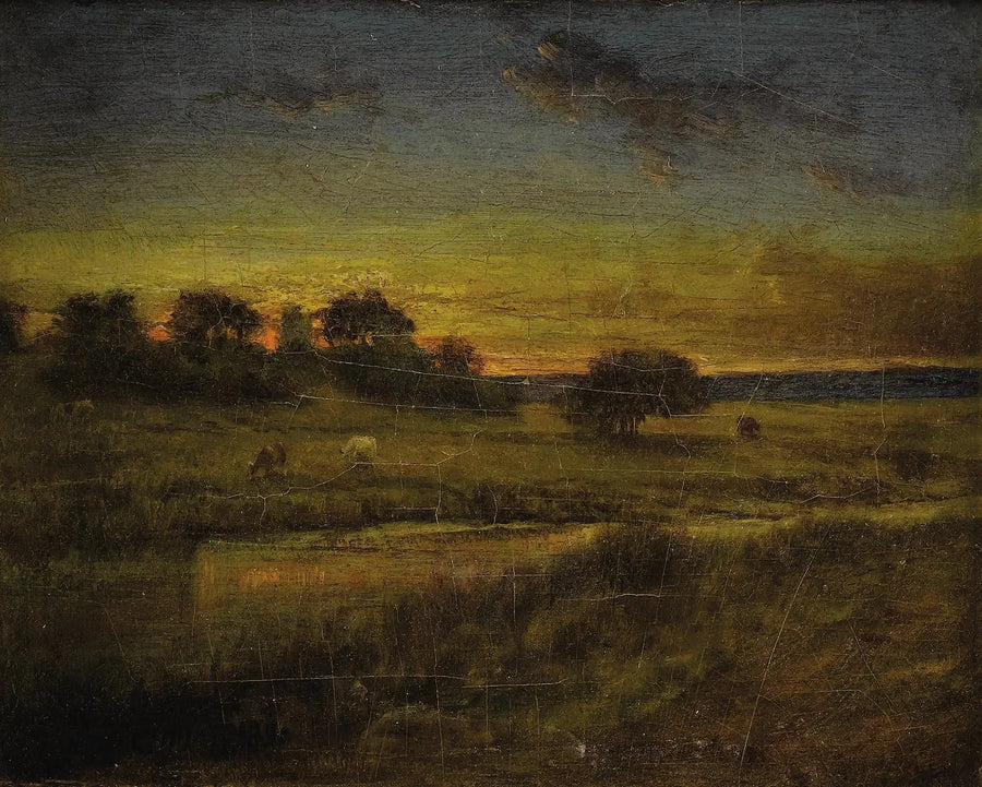 Pastagem ao amanhecer - George Inness