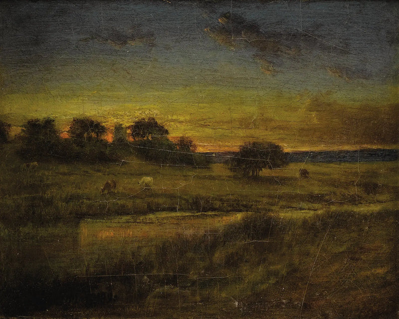 Pastagem ao amanhecer - George Inness