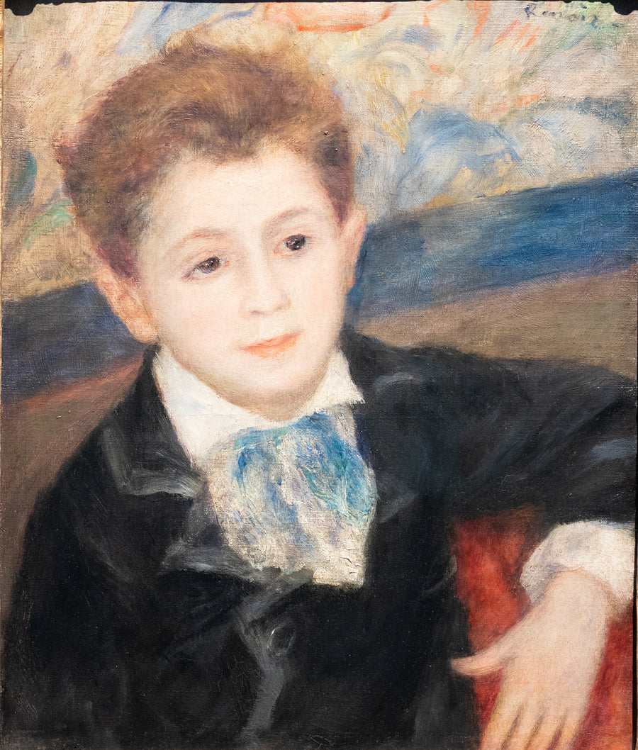 Retrato de Paul Meunier, Murer filho - Pierre-Auguste Renoir
