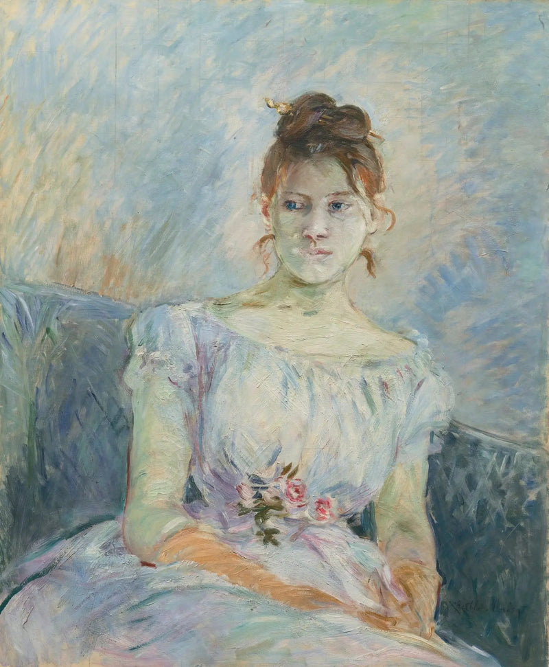 Paule Gobillard de vestido de baile - Berthe Morisot