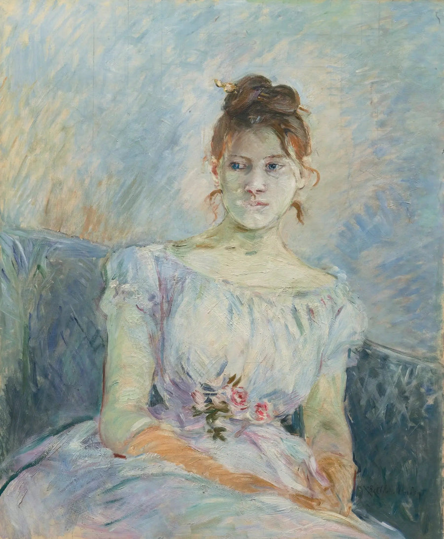 Paule Gobillard de vestido de baile - Berthe Morisot