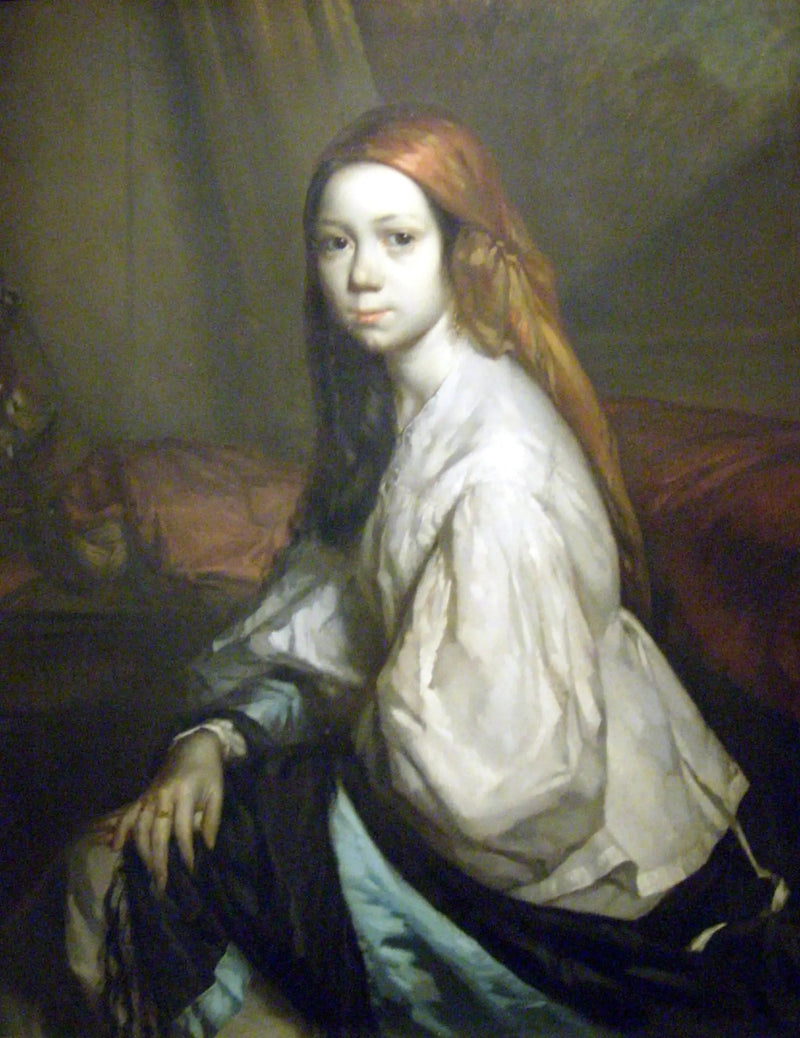 Pauline Ono de camisola - Jean-François Millet