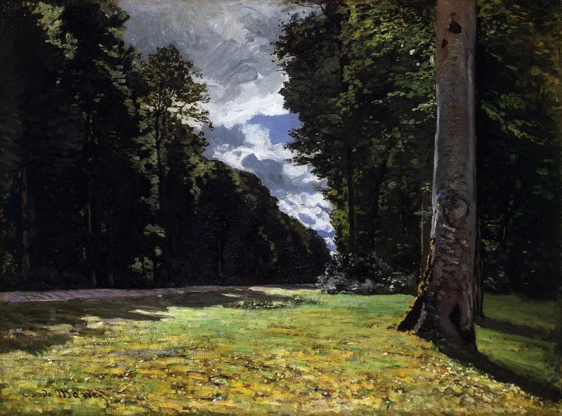 Le Pavé de Chailly na floresta de Fontainebleau W57 - Claude Monet