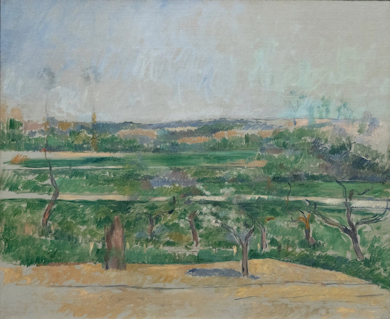 Paisagem em Aix-en-Provence - Paul Cézanne