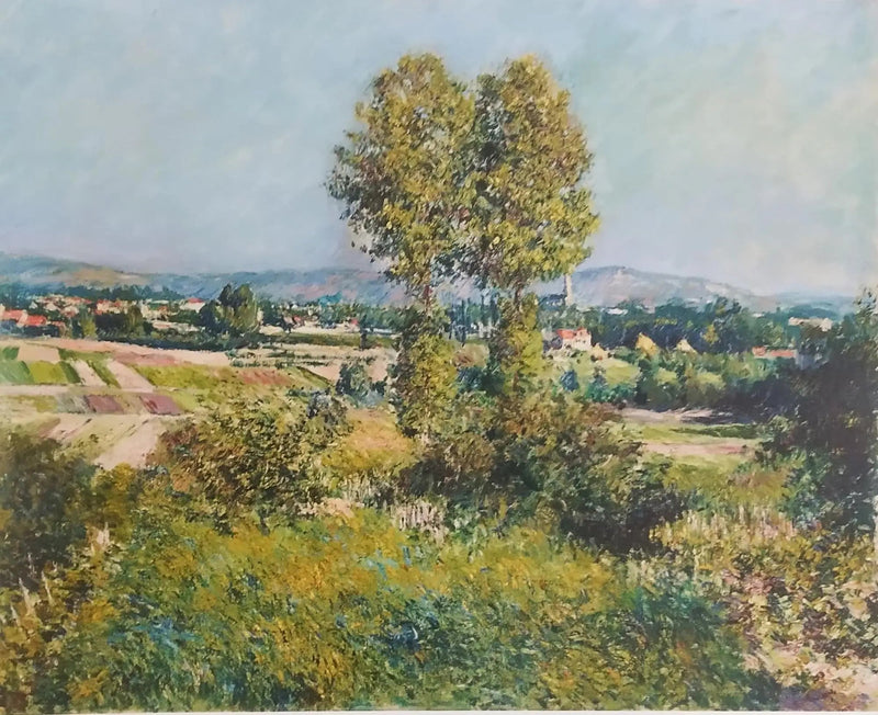 Paisagem em Argenteuil - Gustave Caillebotte