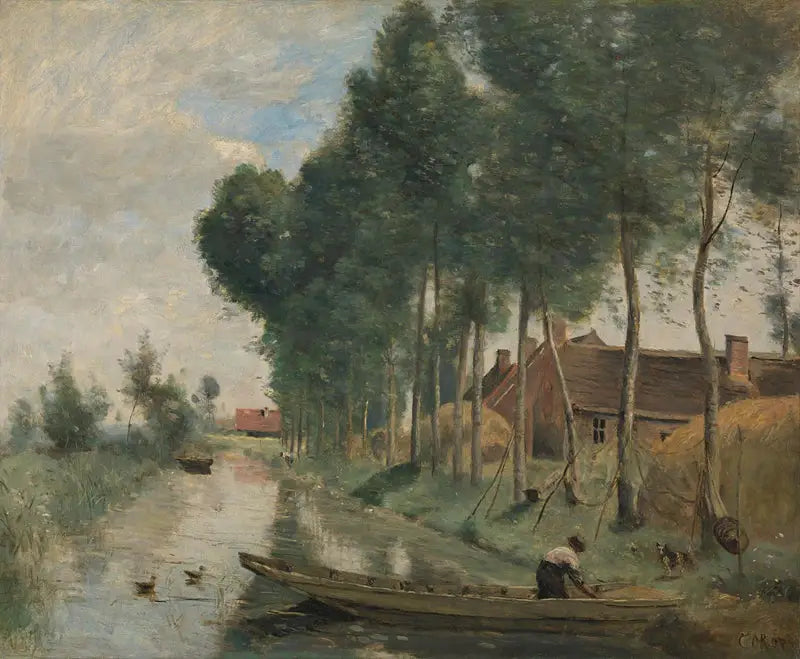 Paisagem em Arleux-du-Nord - Jean-Baptiste Camille Corot