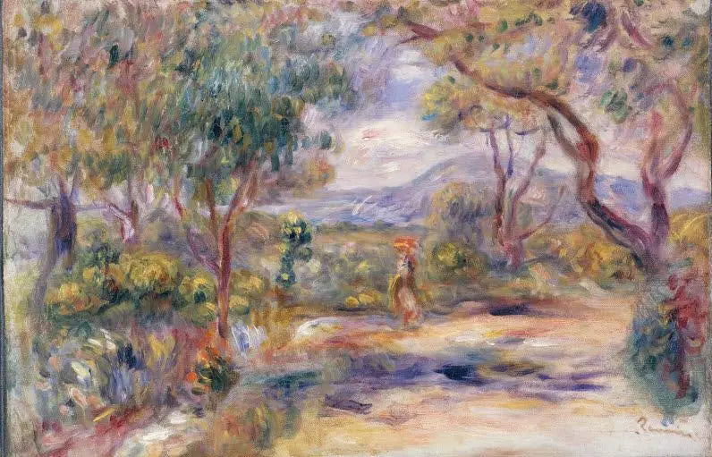 Paisagem em Cagnes (Jardim de Renoir) - Pierre-Auguste Renoir