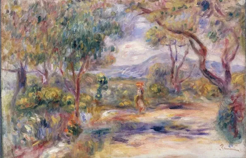 Paisagem em Cagnes (Jardim de Renoir) - Pierre-Auguste Renoir