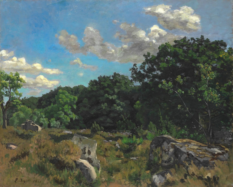 Paisagem em Chailly - Frédéric Bazille