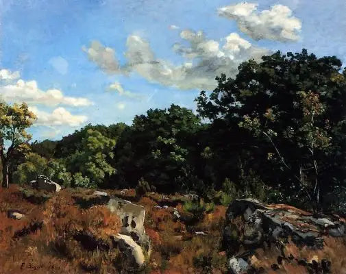 Paisagem em Chailly - Frédéric Bazille