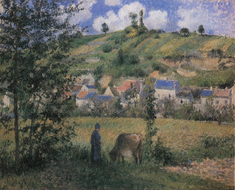 Paisagem em Chaponval - Camille Pissarro
