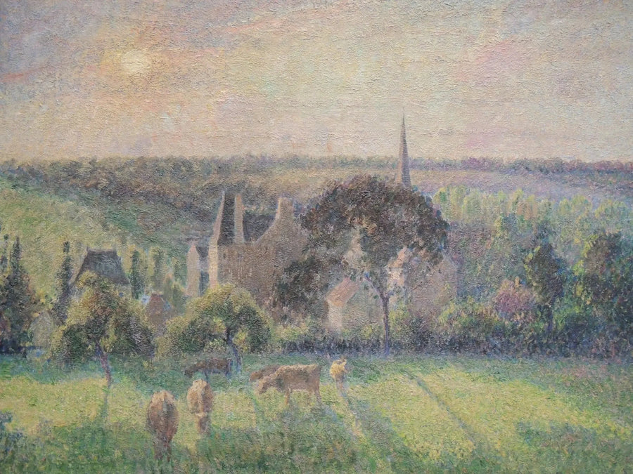 Paisagem em Éragny - Camille Pissarro