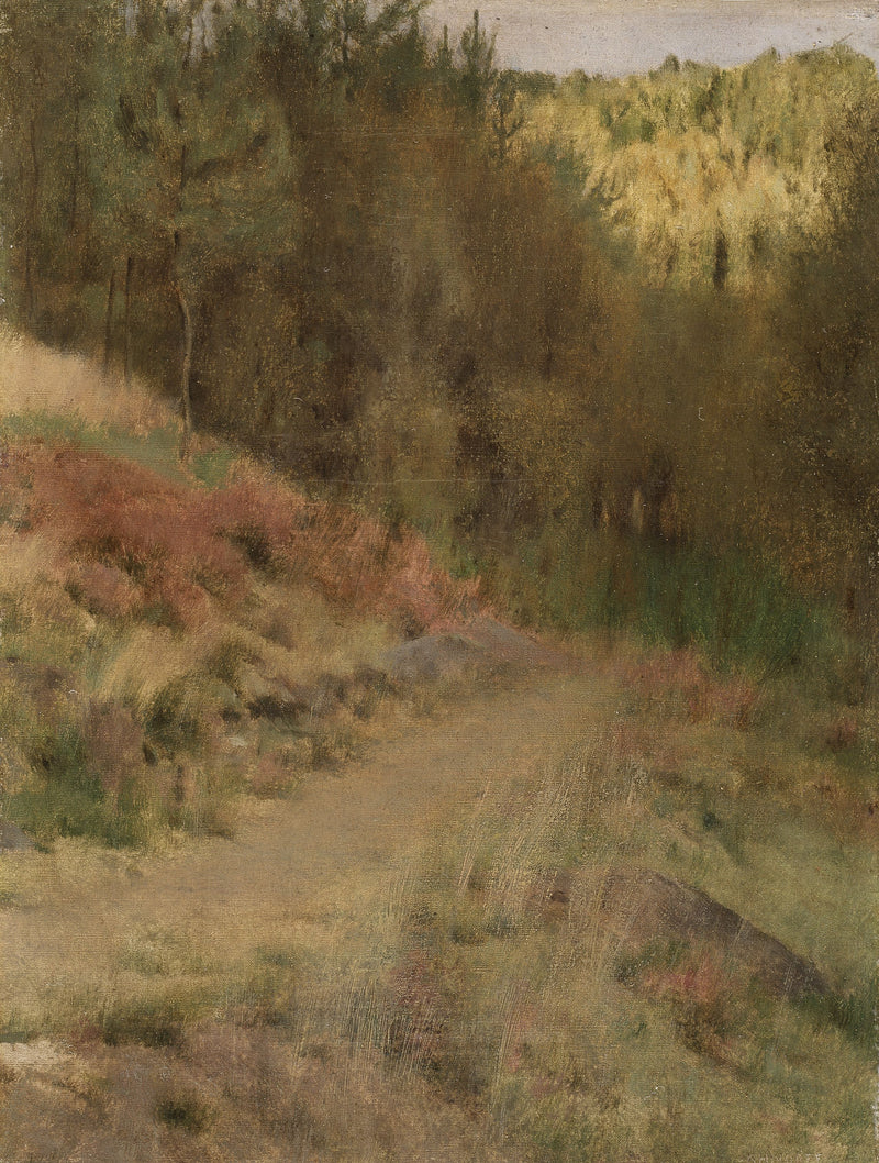 Paisagem em Fosset - Fernand Khnopff