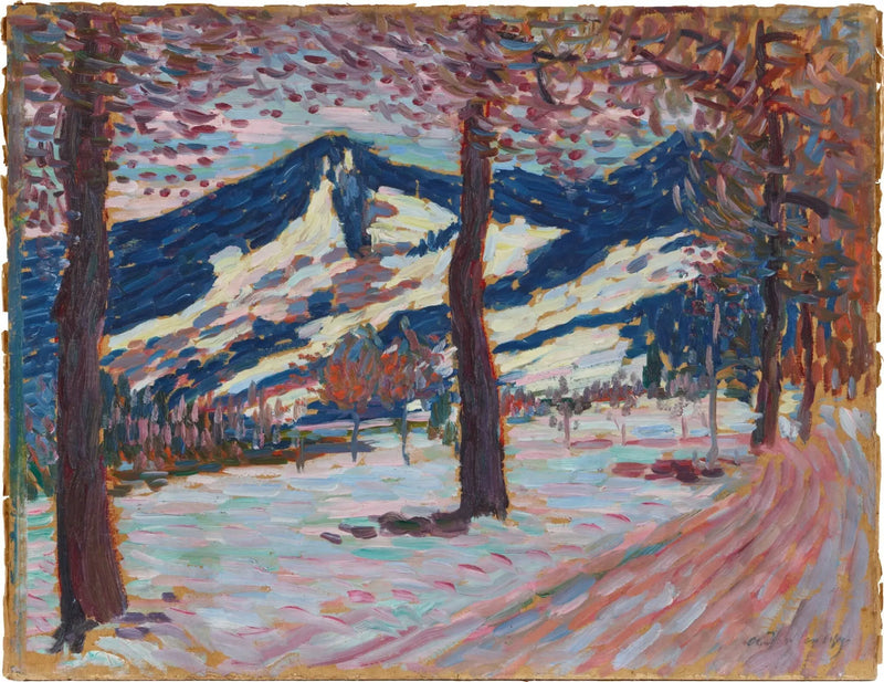 Paisagem em Füssen (primavera) - Alexej von Jawlensky