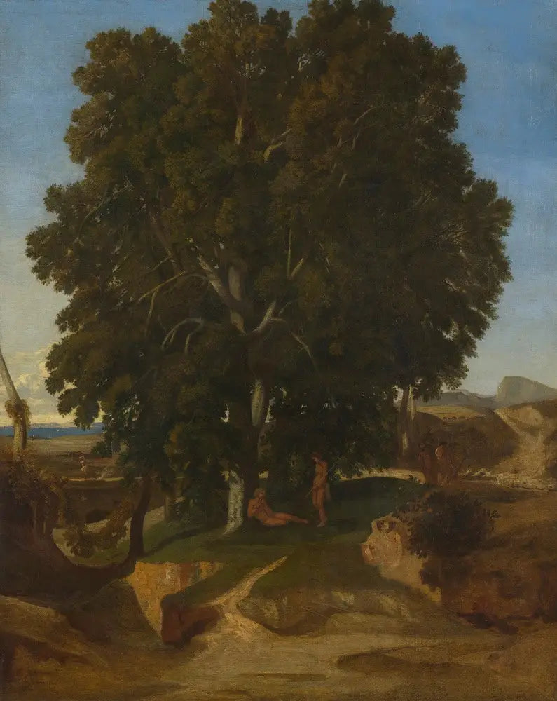 Paisagem ao estilo antigo - Gustave Courbet