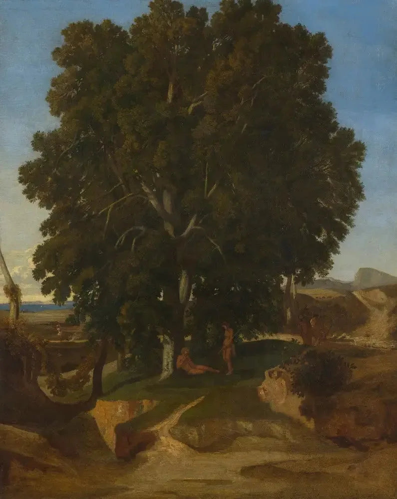 Paisagem ao estilo antigo - Gustave Courbet