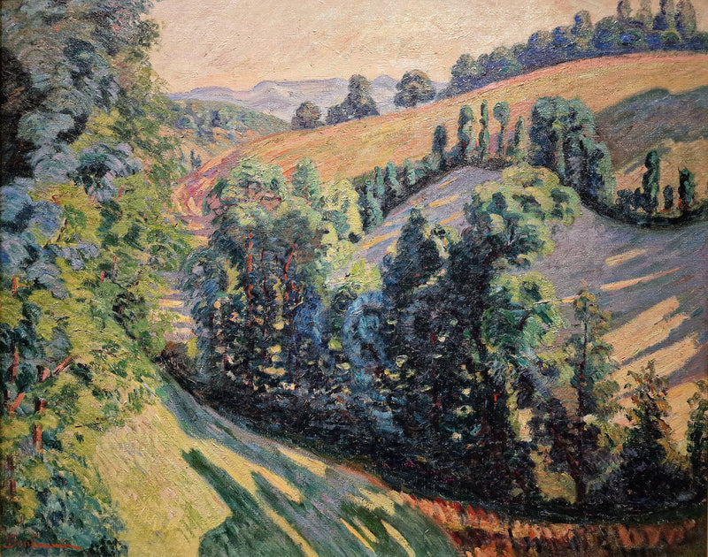 Paisagem em Pontgibaud - Armand Guillaumin