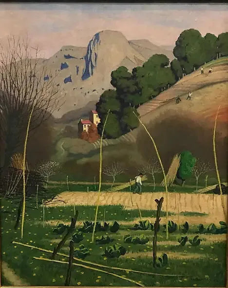 Paisagem em Saint-Jeannet, Provença - Félix Vallotton