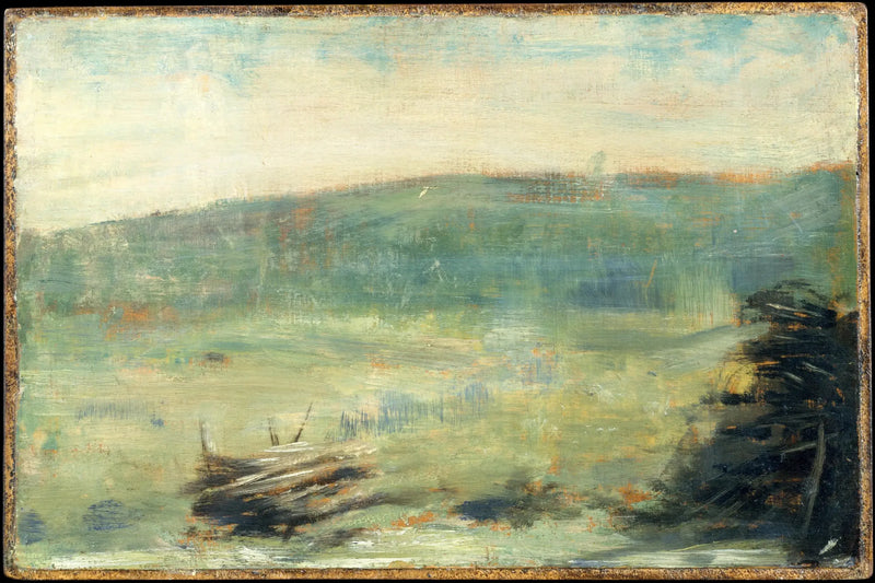 Paisagem em Saint-Ouen - Georges Seurat