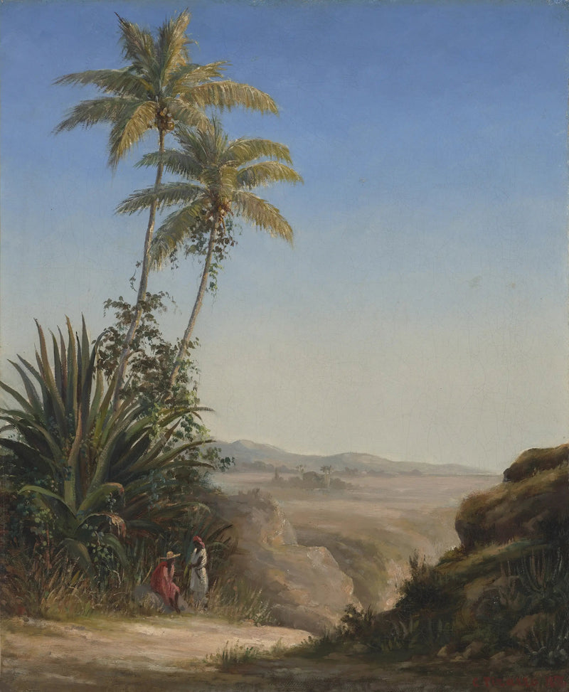 Paisagem em Saint Thomas - Camille Pissarro