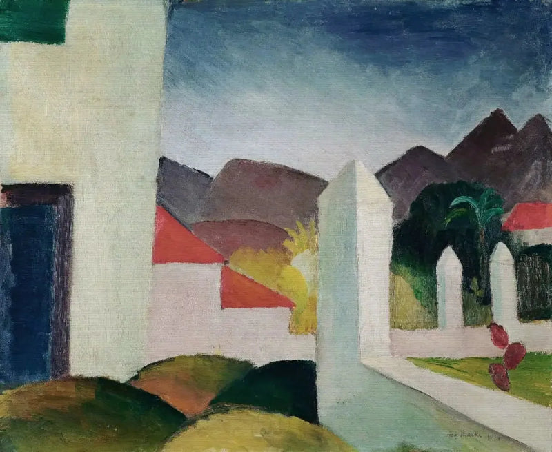 Paisagem africana - August Macke