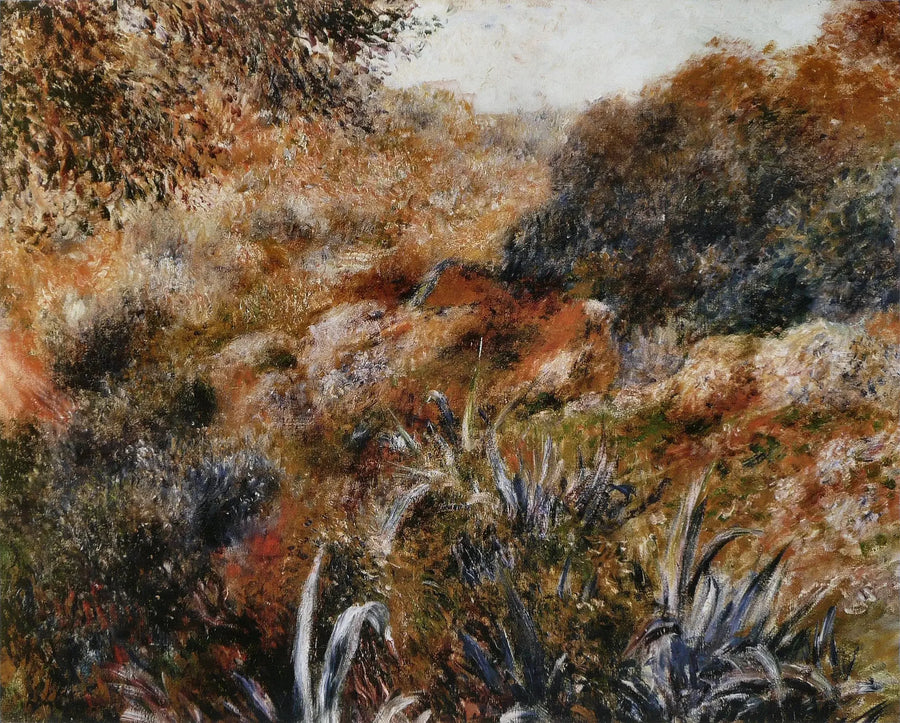 Paisagem argelina, o desfiladeiro da mulher selvagem - Pierre-Auguste Renoir