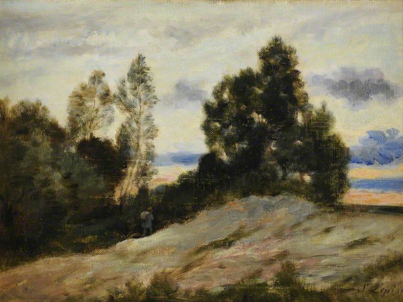 Paisagem arborizada - Stanislas Lépiné