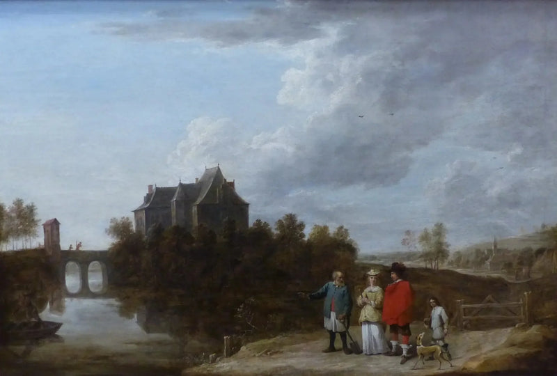 Paisagem com castelo - David Teniers Júnior