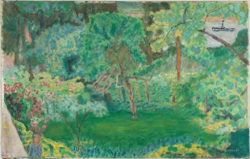 Paisagem com rebocador - Pierre Bonnard