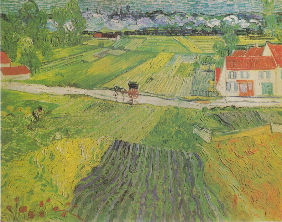 Paisagem de Auvers após a chuva - Vincent van Gogh
