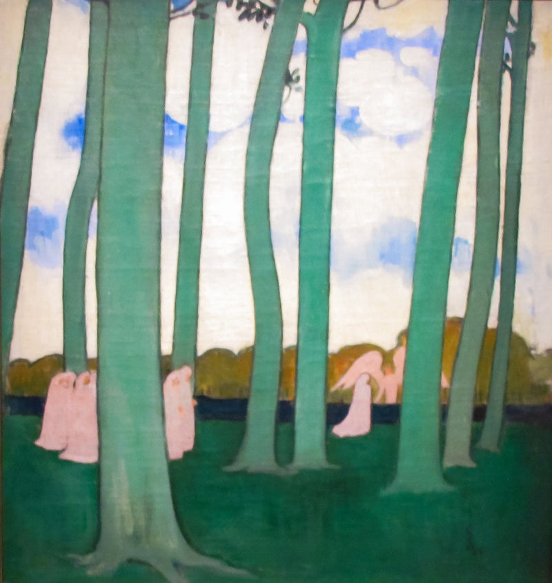 Paisagem com árvores verdes - Maurice Denis