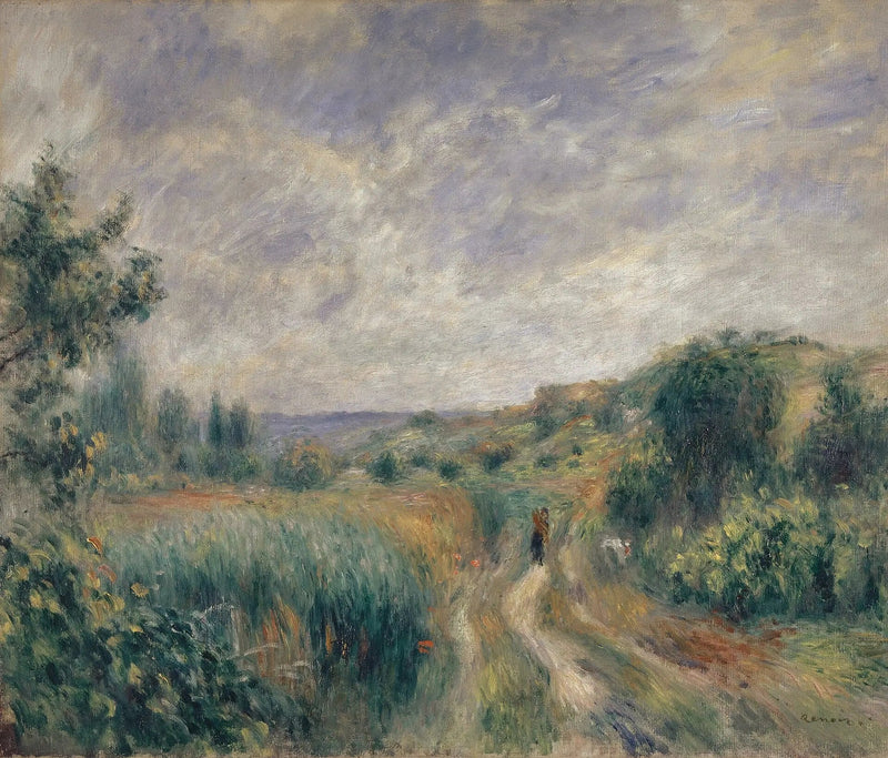 Paisagem nos arredores de Essoyes - Pierre-Auguste Renoir