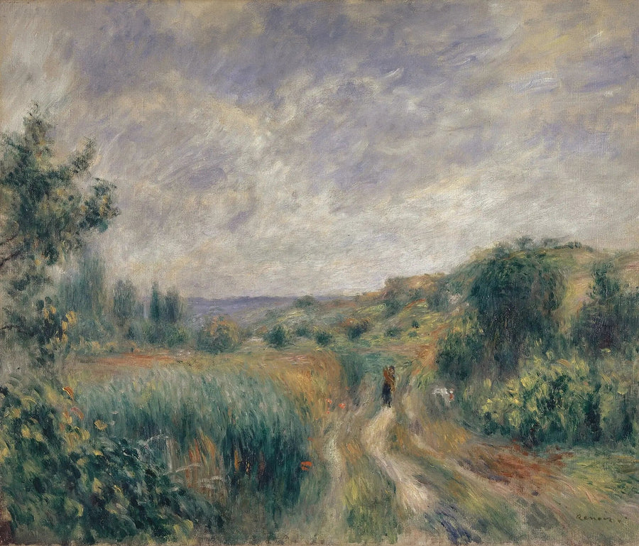 Paisagem nos arredores de Essoyes - Pierre-Auguste Renoir