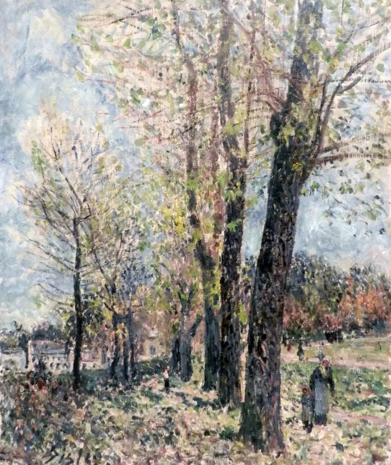 Paisagem nos arredores de Moret - Alfred Sisley