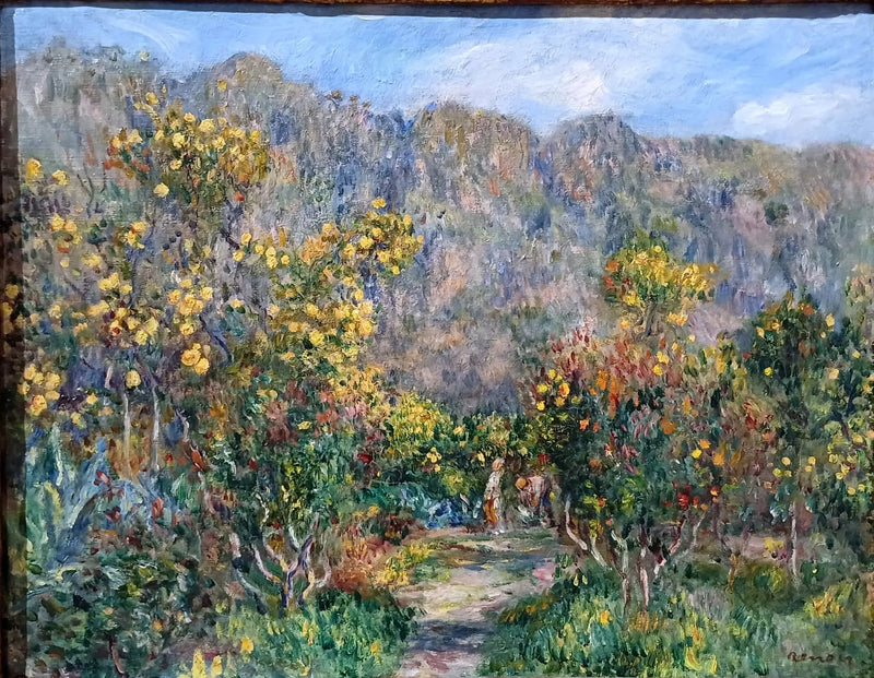 Paisagem com mimosas - Pierre-Auguste Renoir