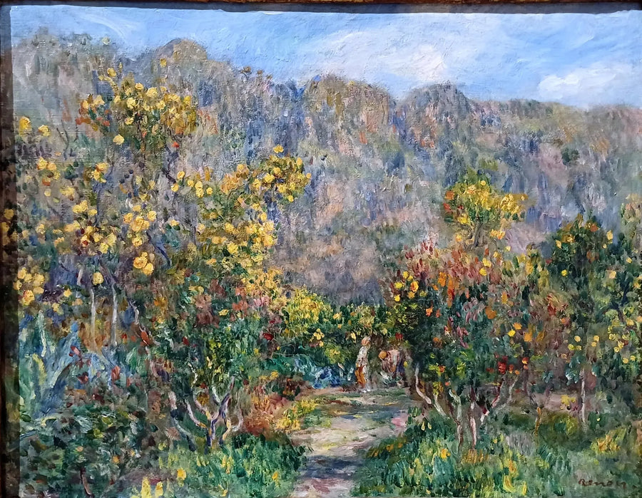 Paisagem com mimosas - Pierre-Auguste Renoir