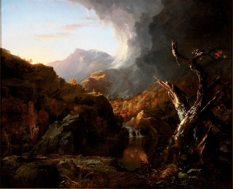 Paisagem com árvore morta - Thomas Cole