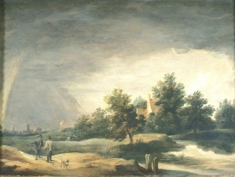 Paisagem com arco-íris - David Teniers, o Jovem