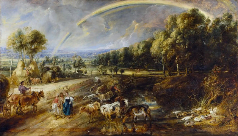 Paisagem com arco-íris - Peter Paul Rubens